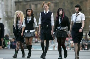 An image from St Trinian’s 