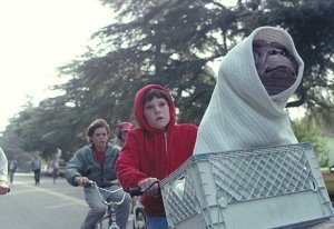 An image from E.T.: The Extra-Terrestrial