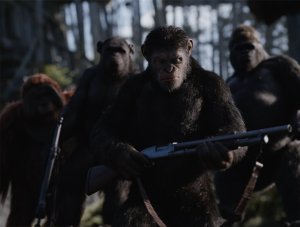 An image from War for the Planet of the Apes