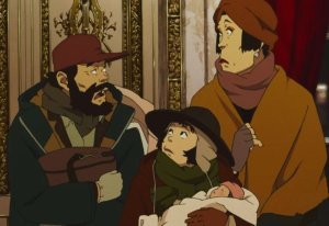 An image from Tokyo Godfathers