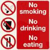 No Food, No Drink, No Smoking